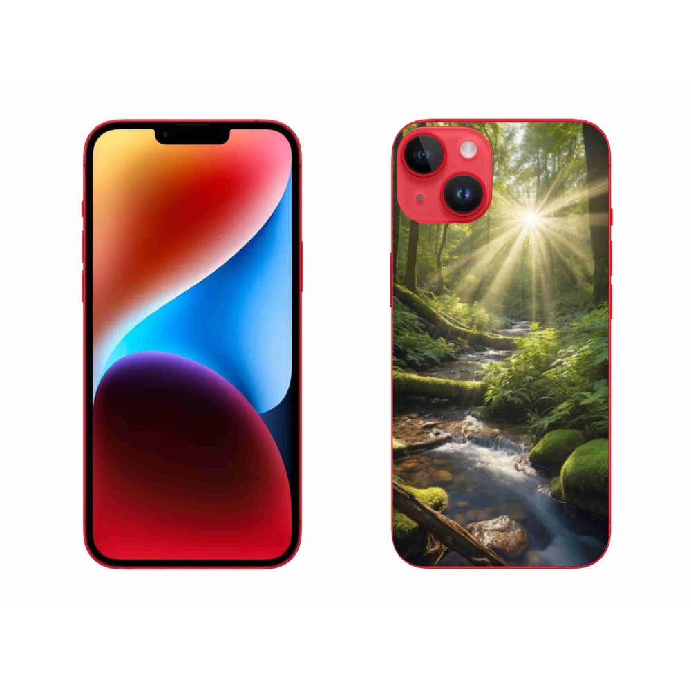 Gélový kryt mmCase na iPhone 14 Plus - hlbina lesa