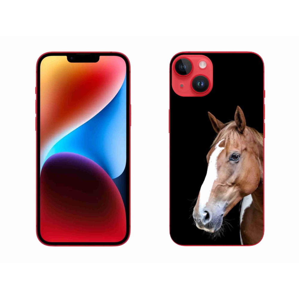 Gélový kryt mmCase na iPhone 14 Plus - hnedý kôň 3