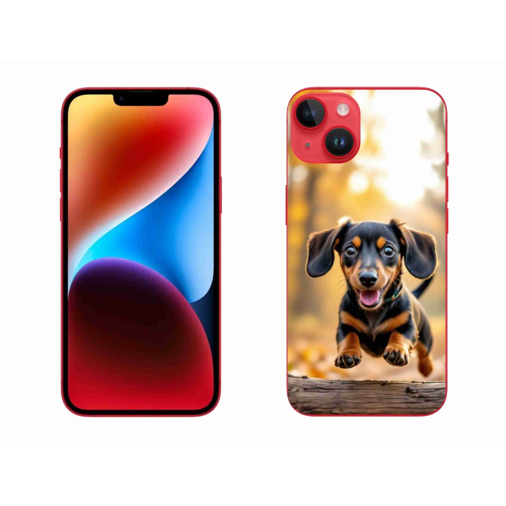 Gélový kryt mmCase na iPhone 14 Plus - jazvečík 2