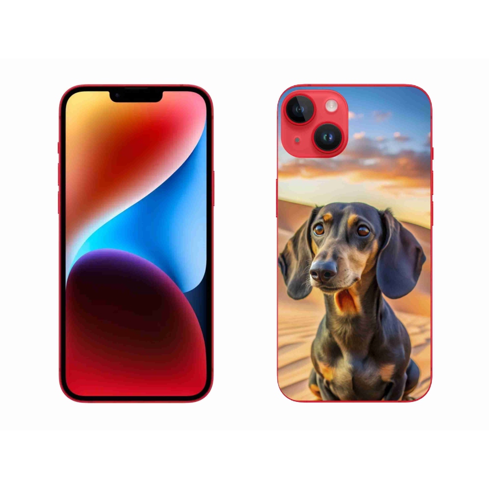 Gélový kryt mmCase na iPhone 14 Plus - jazvečík 3