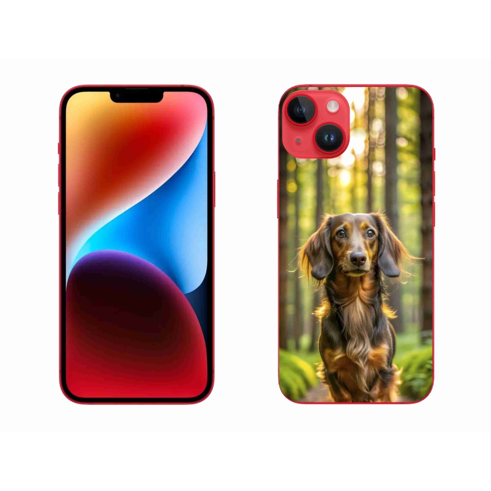 Gélový kryt mmCase na iPhone 14 Plus - jazvečík 4