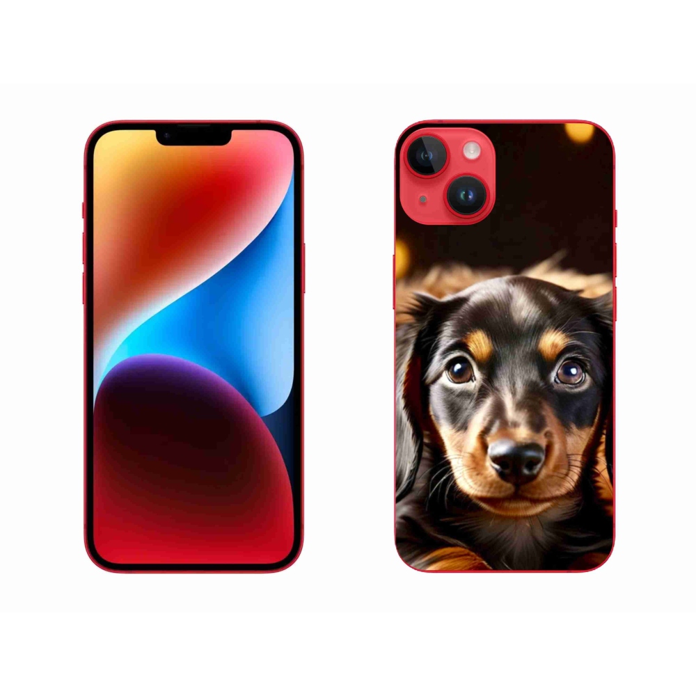 Gélový kryt mmCase na iPhone 14 Plus - jazvečík