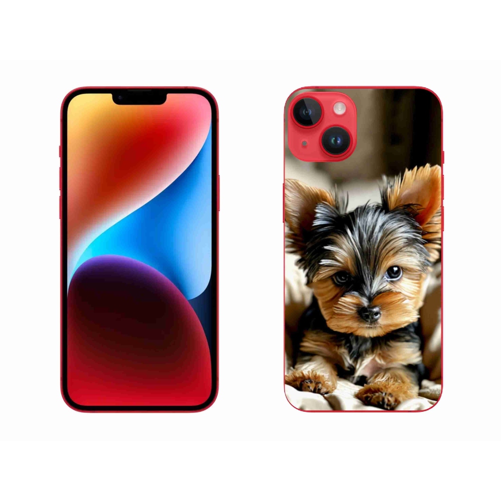 Gélový kryt mmCase na iPhone 14 Plus - yorkšír 11