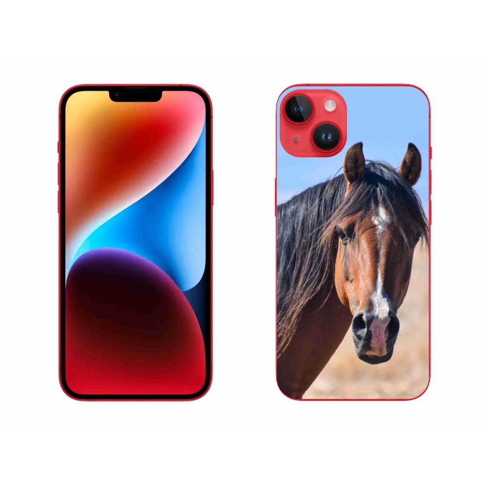 Gélový kryt mmCase na iPhone 14 Plus - pokojný kôň