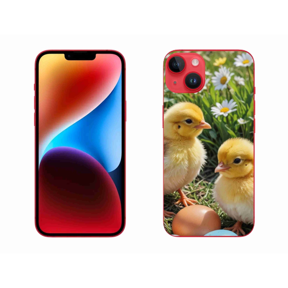 Gélový kryt mmCase na iPhone 14 Plus - kuriatka