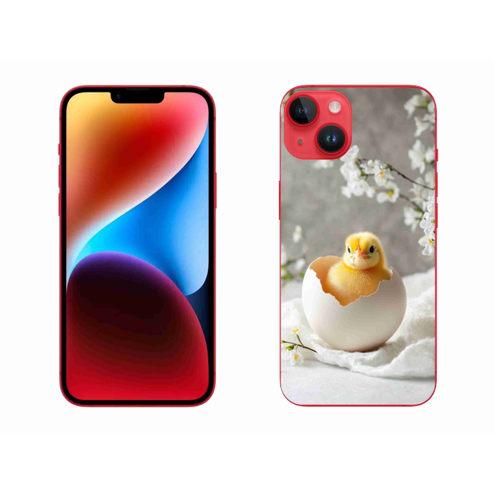 Gélový kryt mmCase na iPhone 14 Plus - kuriatko