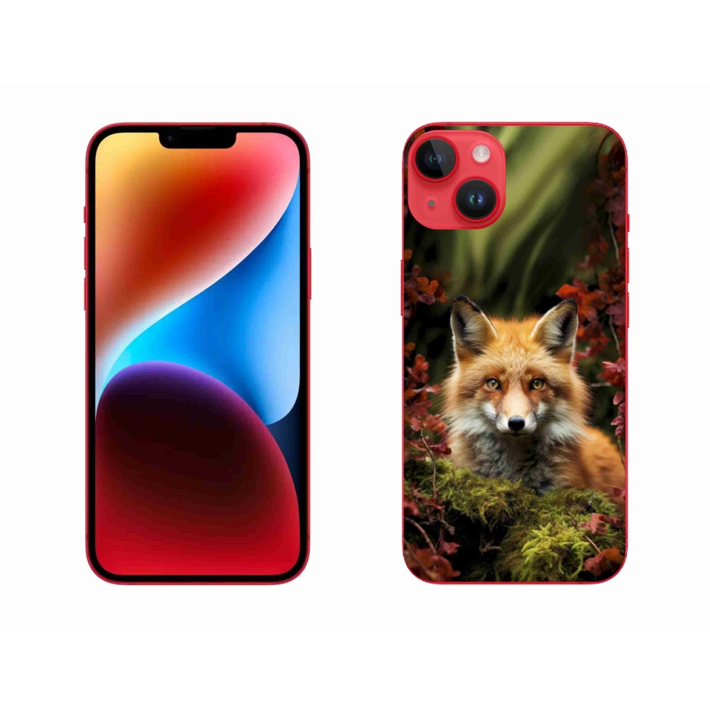 Gélový kryt mmCase na iPhone 14 Plus - líška v lese