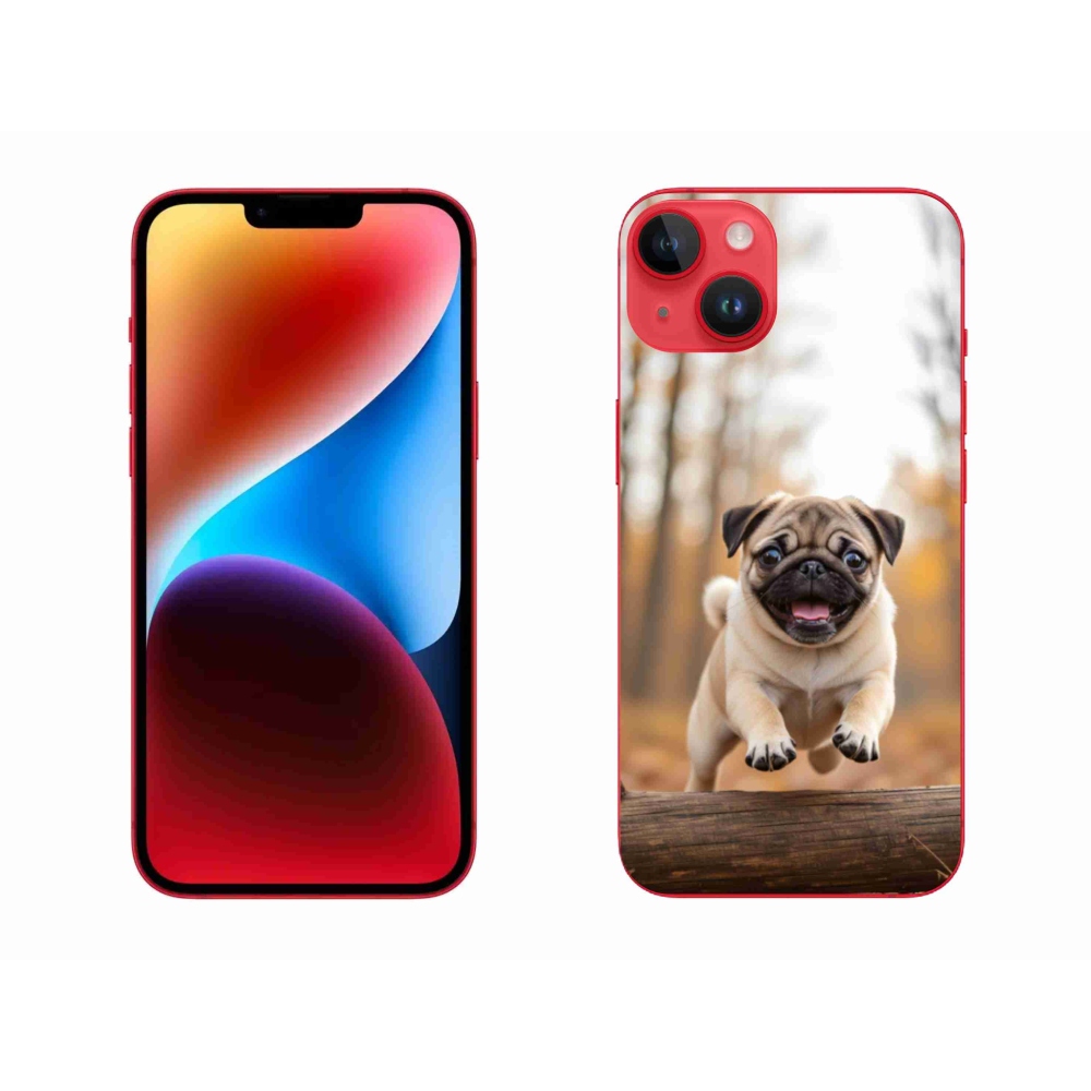 Gélový kryt mmCase na iPhone 14 Plus - mops 2