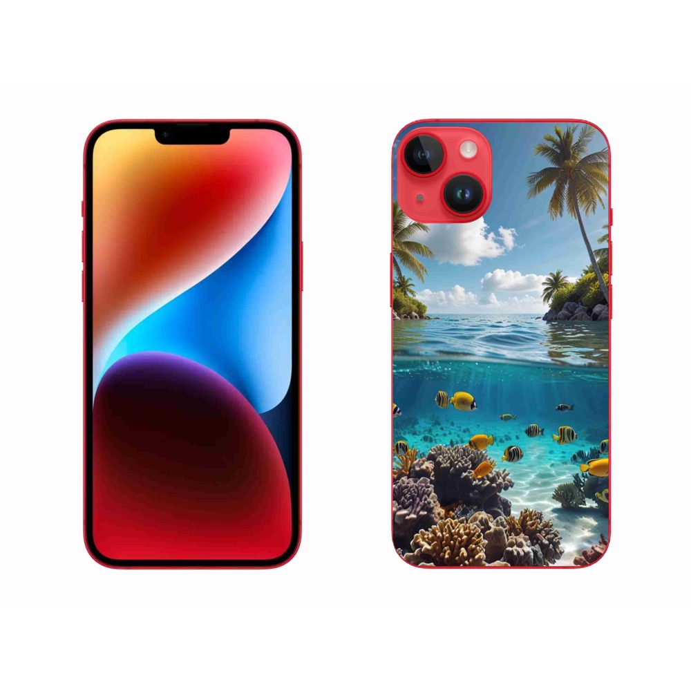 Gélový kryt mmCase na iPhone 14 Plus - morský svet 4