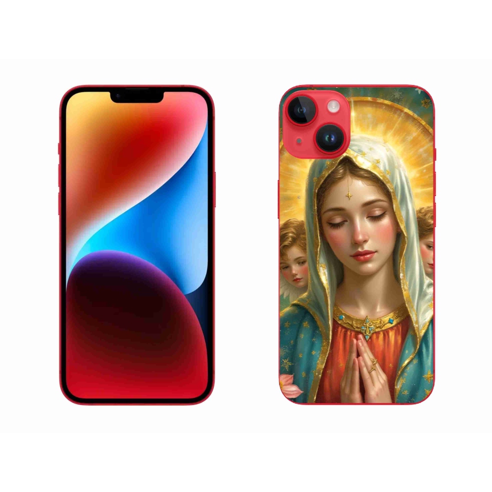 Gélový kryt mmCase na iPhone 14 Plus - náboženský motív 3