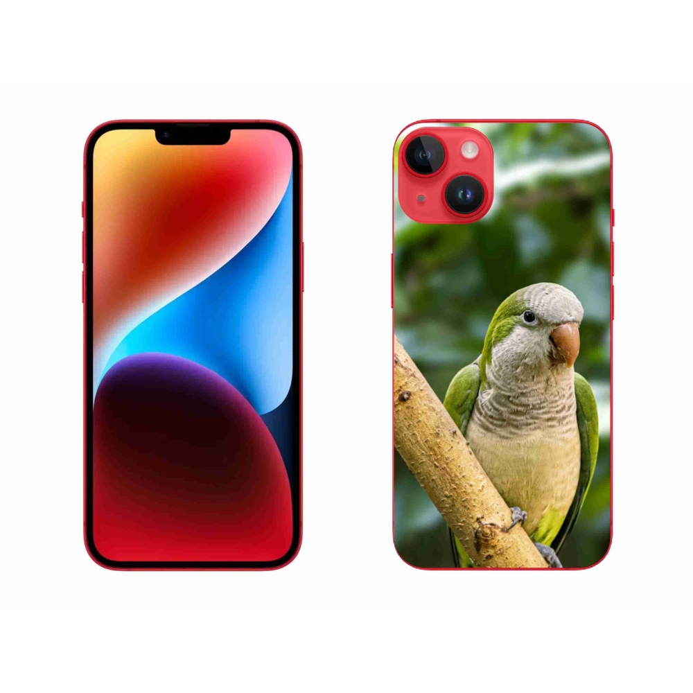 Gélový kryt mmCase na iPhone 14 Plus - papagáj mníšok