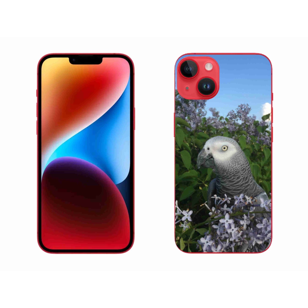 Gélový kryt mmCase na iPhone 14 Plus - papagáj žako