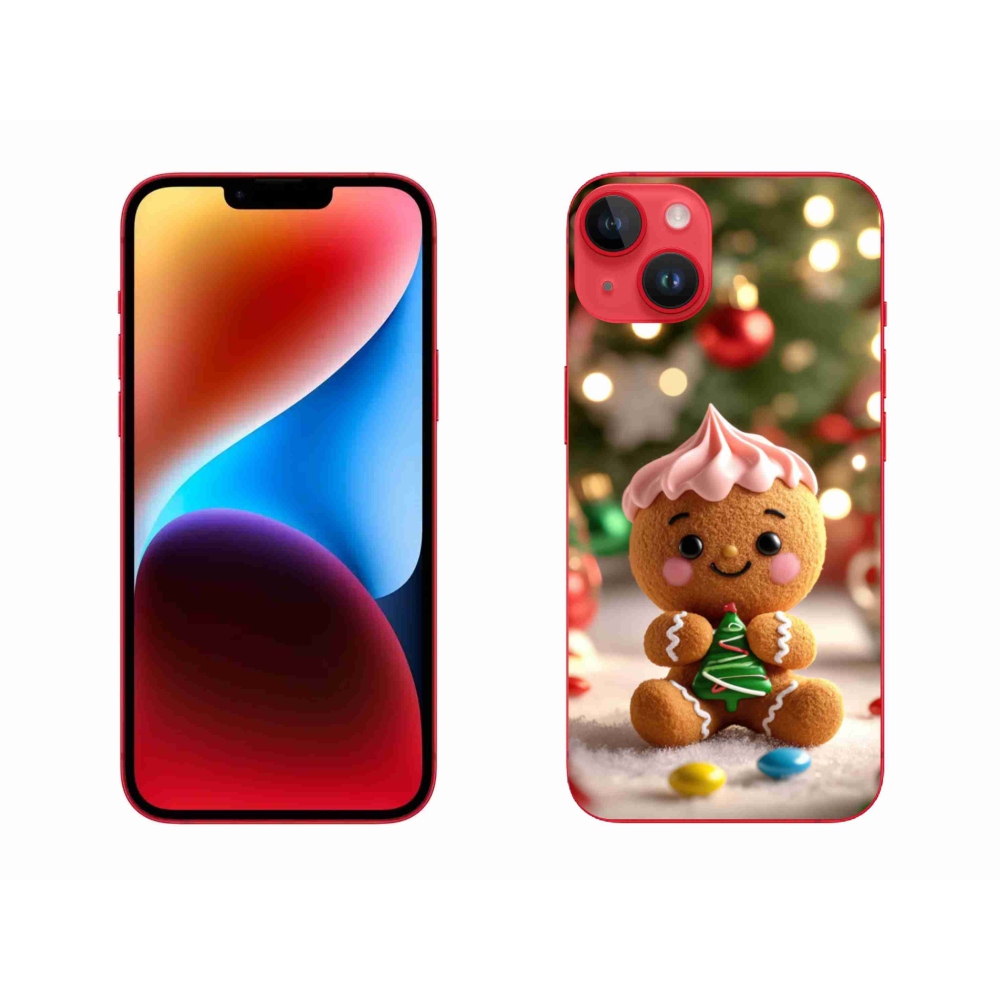 Gélový kryt mmCase na iPhone 14 Plus - perníček