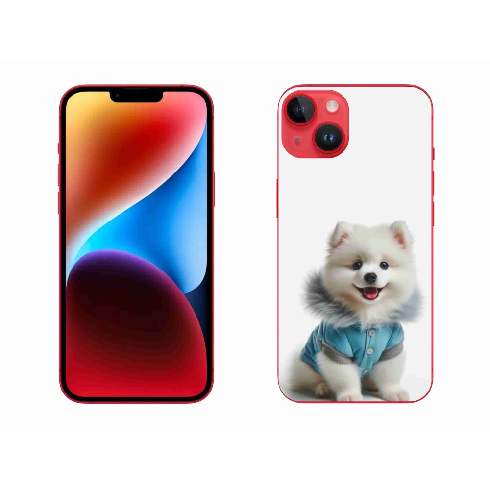 Gélový kryt mmCase na iPhone 14 Plus - pomeranian