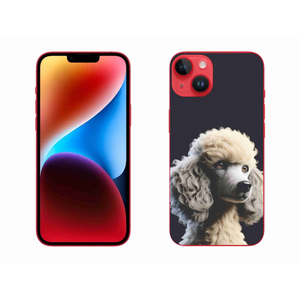 Gélový kryt mmCase na iPhone 14 Plus - pudel