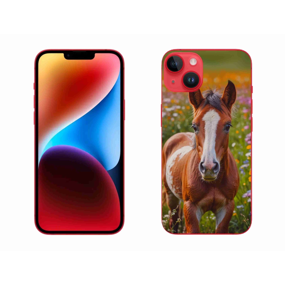 Gélový kryt mmCase na iPhone 14 Plus - roztomilé žriebä