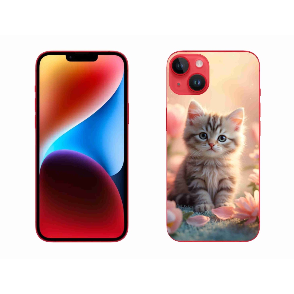 Gélový kryt mmCase na iPhone 14 Plus - roztomilé mačiatko 8