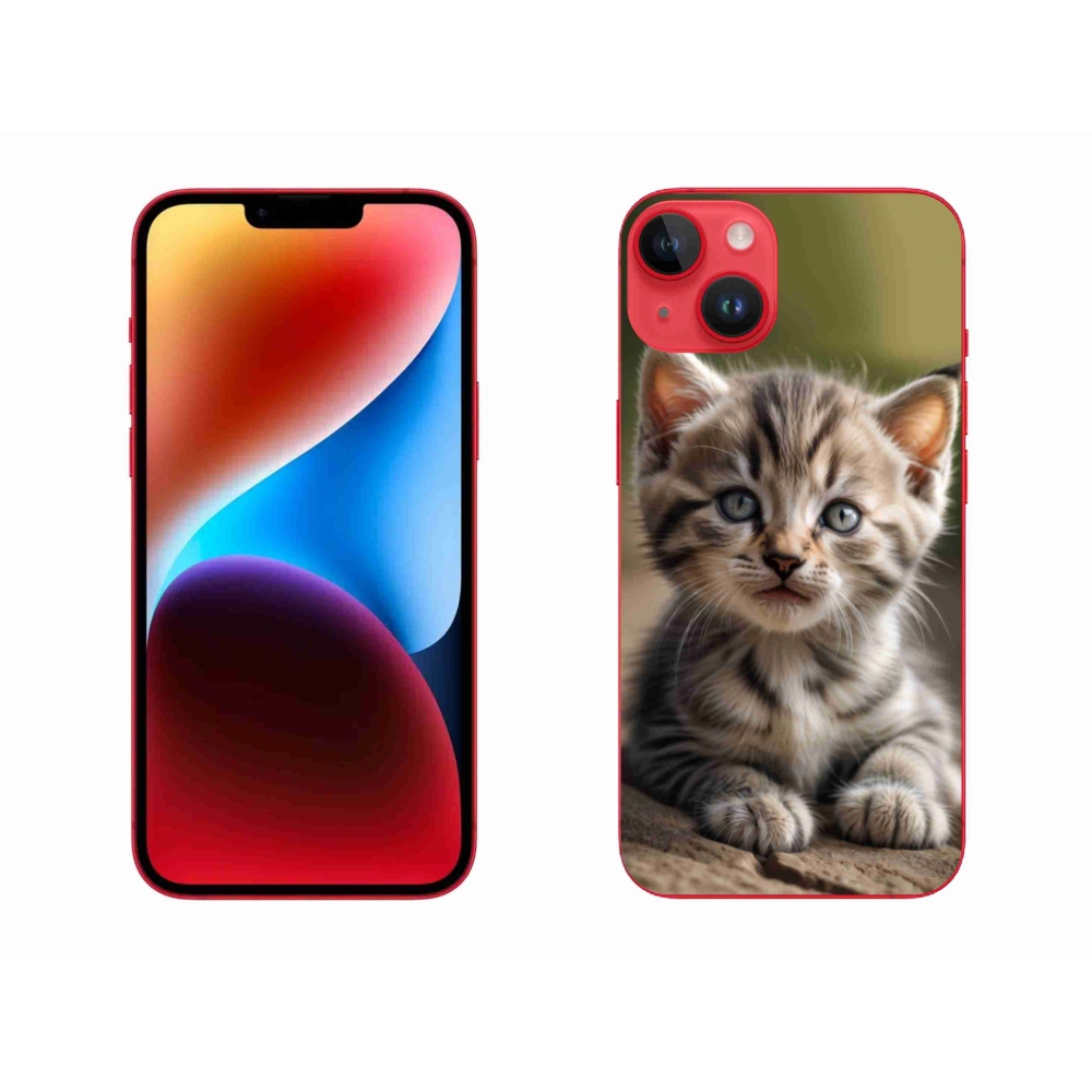 Gélový kryt mmCase na iPhone 14 Plus - roztomilé mačiatko 9