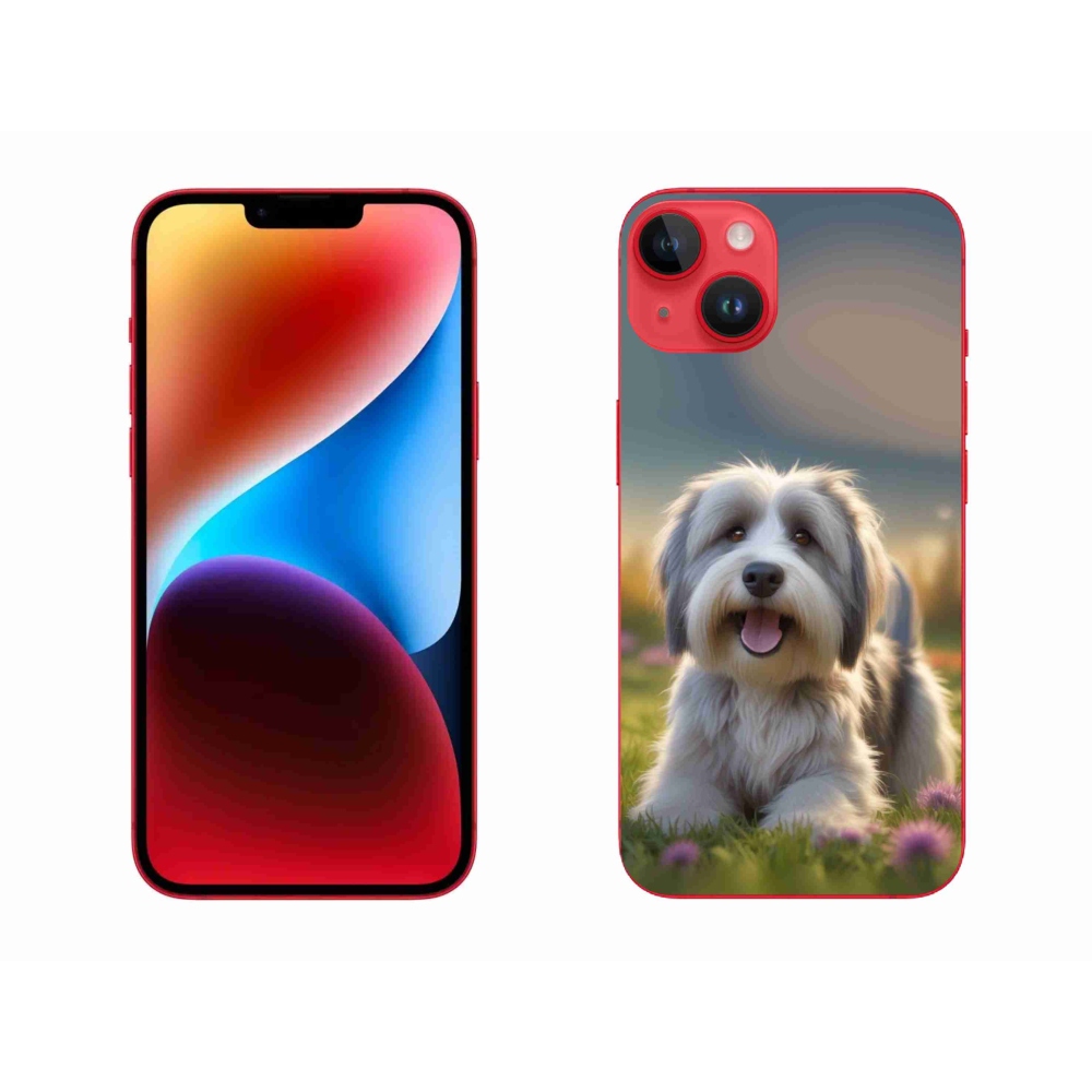 Gélový kryt mmCase na iPhone 14 Plus - roztomilý havanský psík