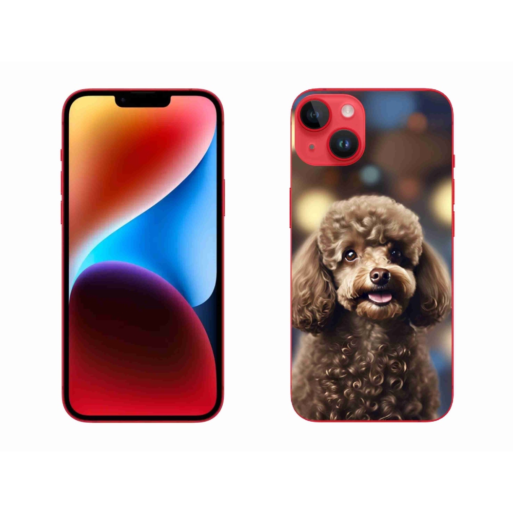 Gélový kryt mmCase na iPhone 14 Plus - roztomilý pudel