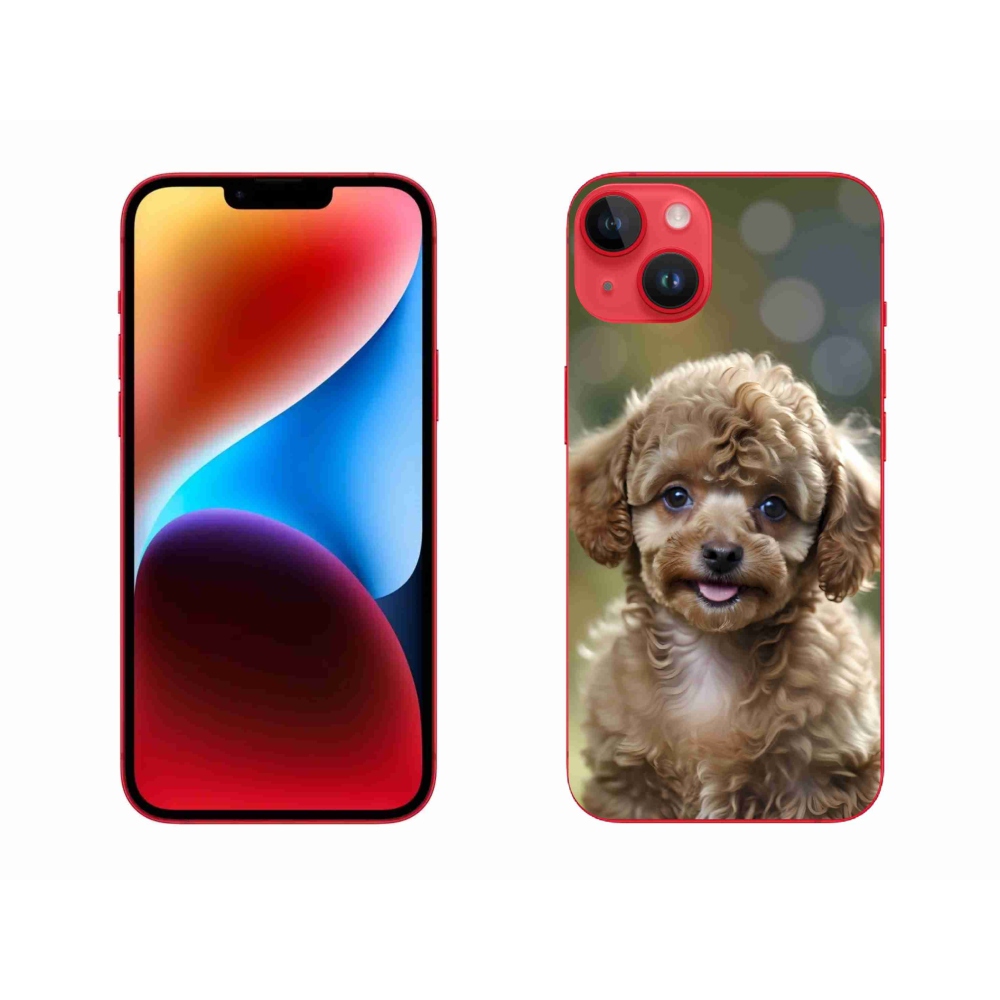 Gélový kryt mmCase na iPhone 14 Plus - roztomilý pudel