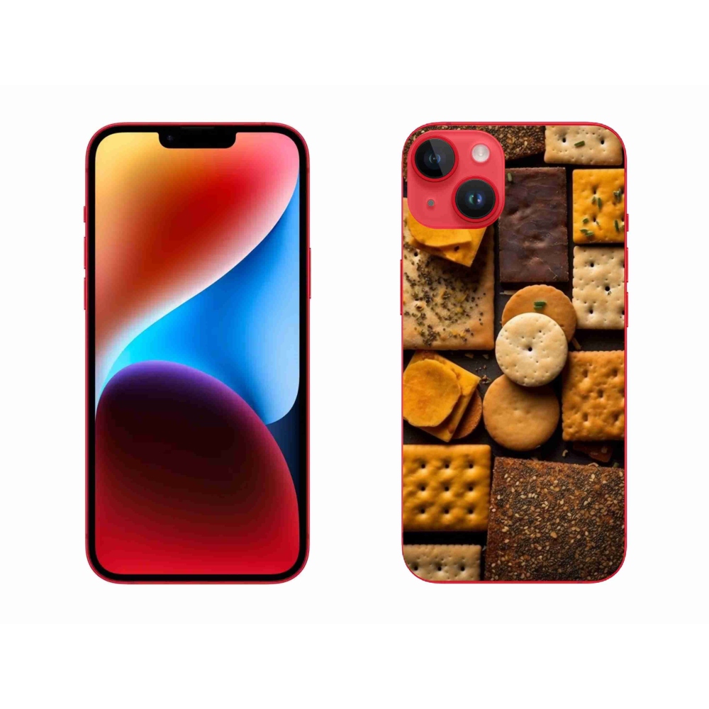 Gélový kryt mmCase na iPhone 14 Plus - sušienky