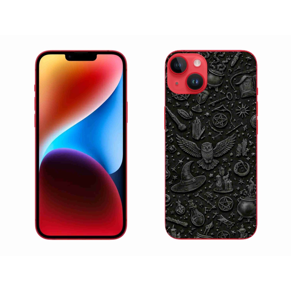 Gélový kryt mmCase na iPhone 14 Plus - tmavý magický svet
