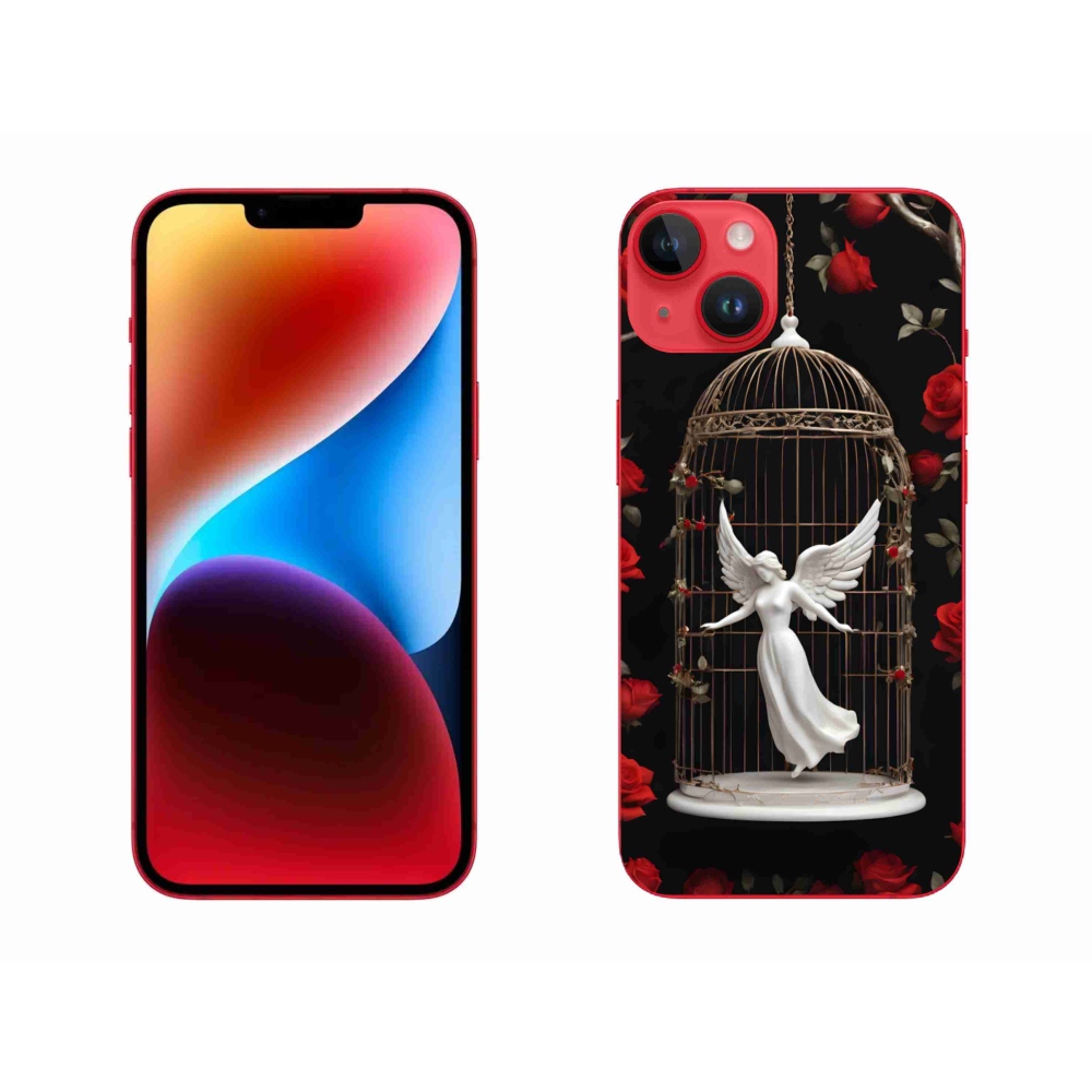 Gélový kryt mmCase na iPhone 14 Plus - uväznený anjel