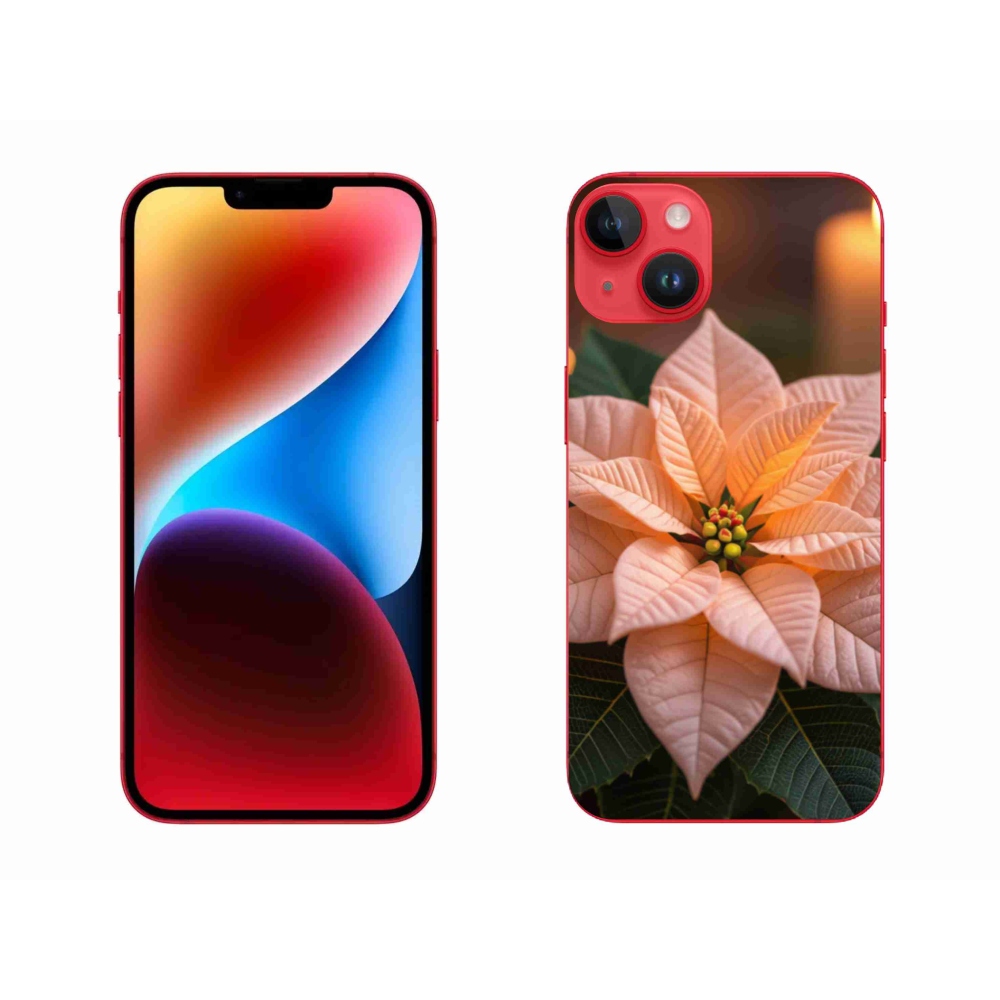 Gélový kryt mmCase na iPhone 14 Plus - vianočná hviezda