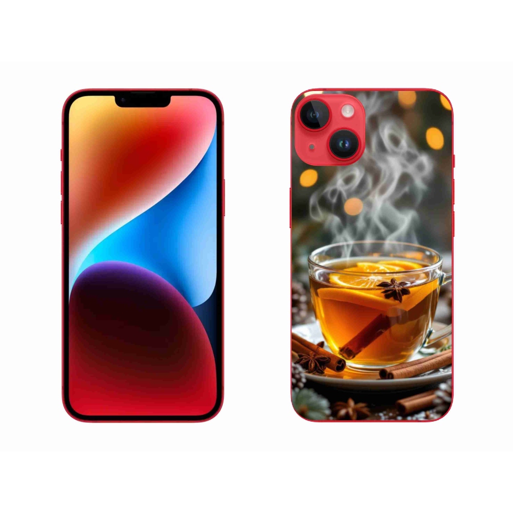 Gélový kryt mmCase na iPhone 14 Plus - vianočný punč