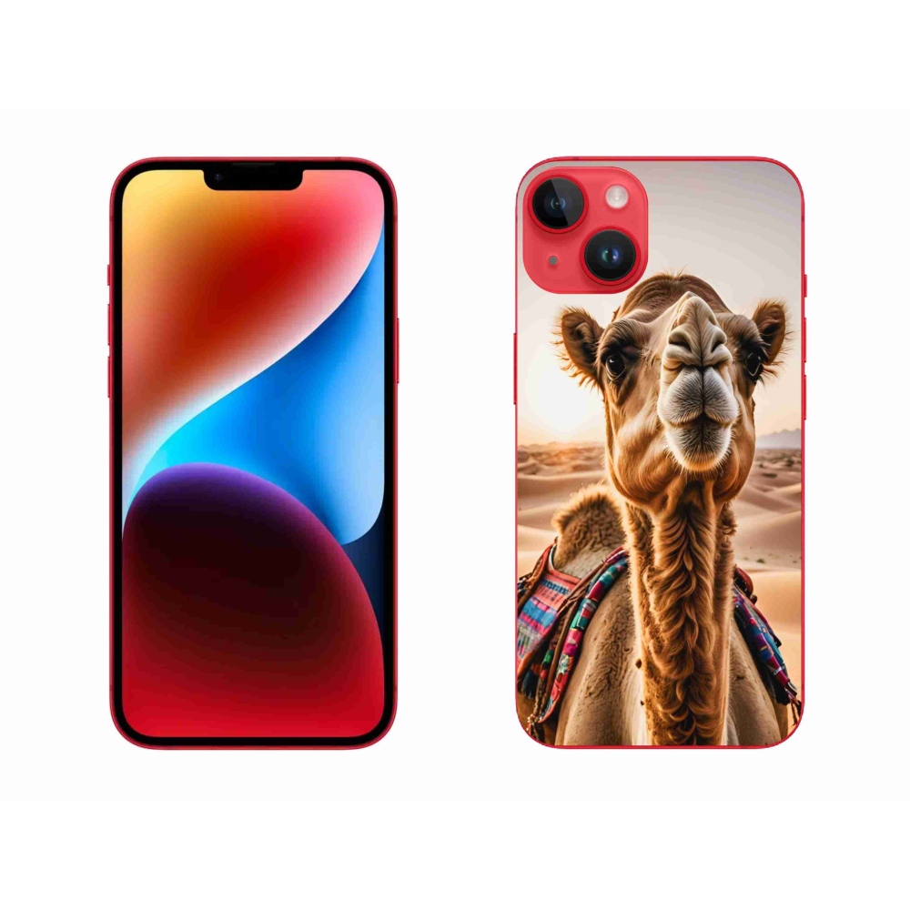 Gélový kryt mmCase na iPhone 14 Plus - ťava