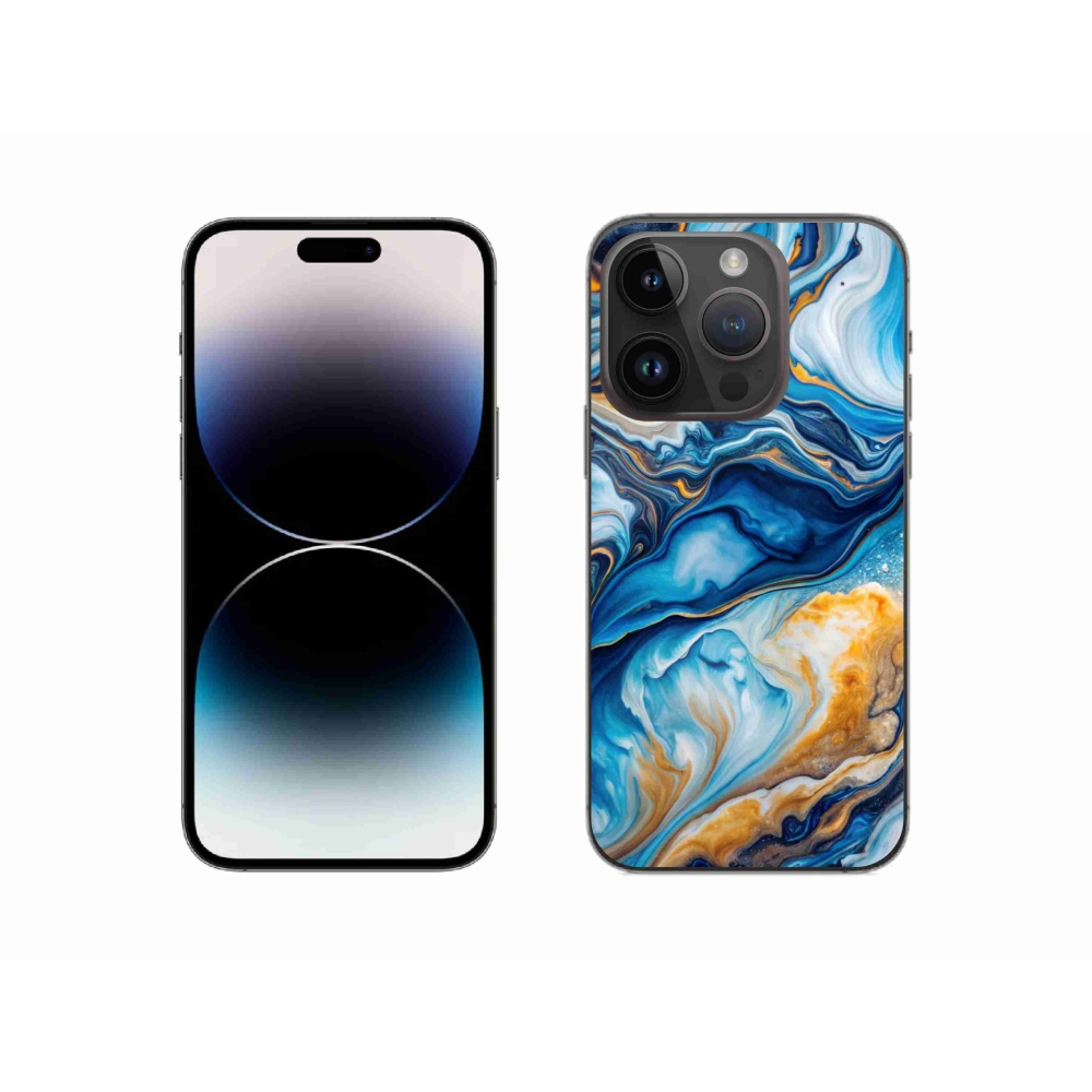 Gélový kryt mmCase na iPhone 14 Pro - abstraktný motív 34