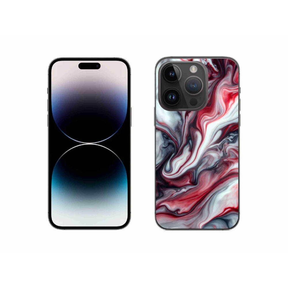 Gélový kryt mmCase na iPhone 14 Pro - abstraktný motív 37