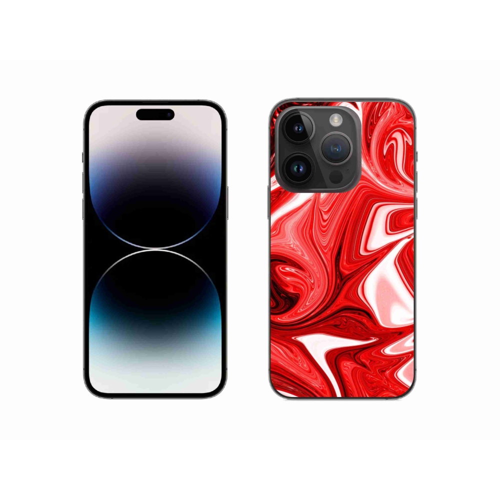 Gélový kryt mmCase na iPhone 14 Pro - abstraktný motív 43