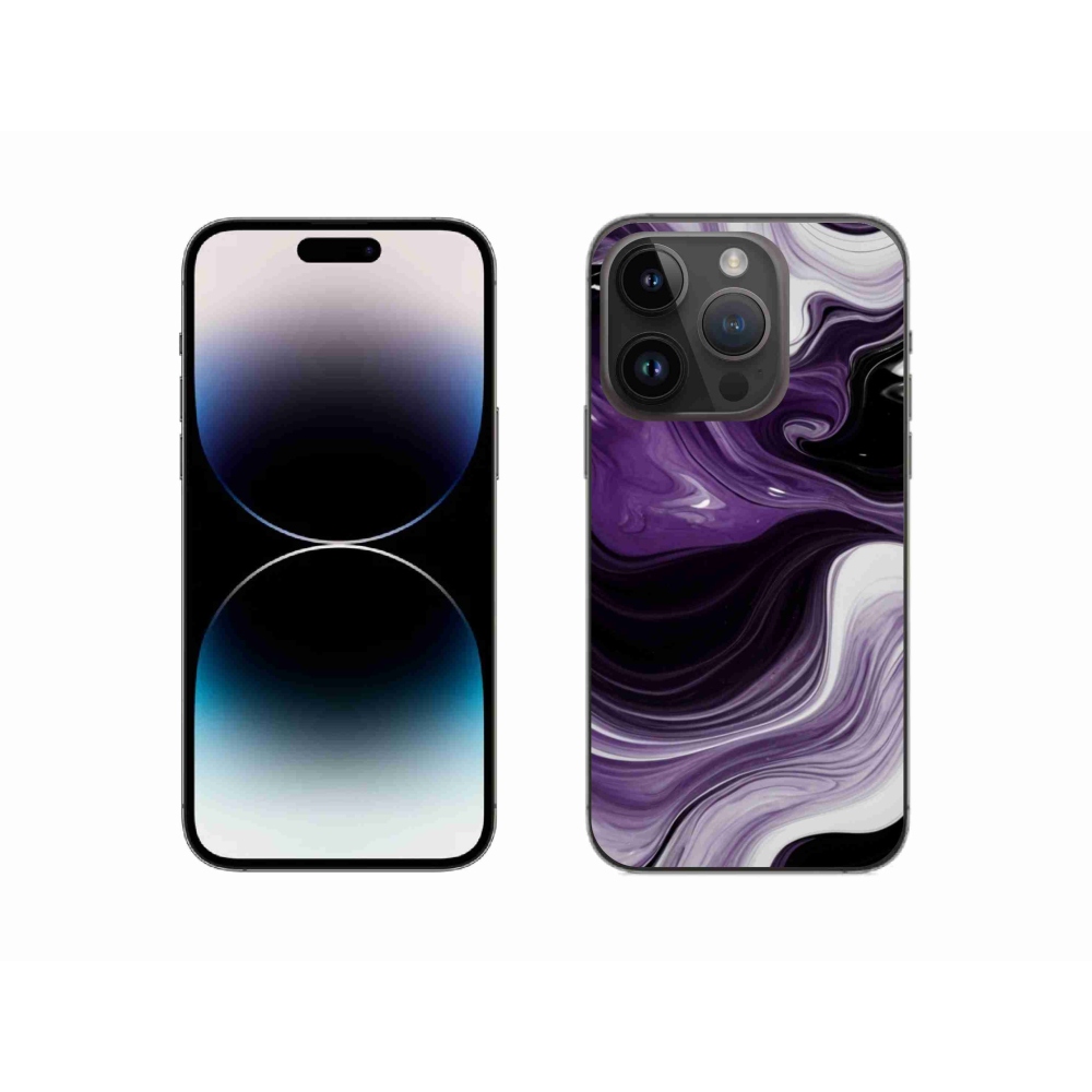 Gélový kryt mmCase na iPhone 14 Pro - abstraktný motív 46