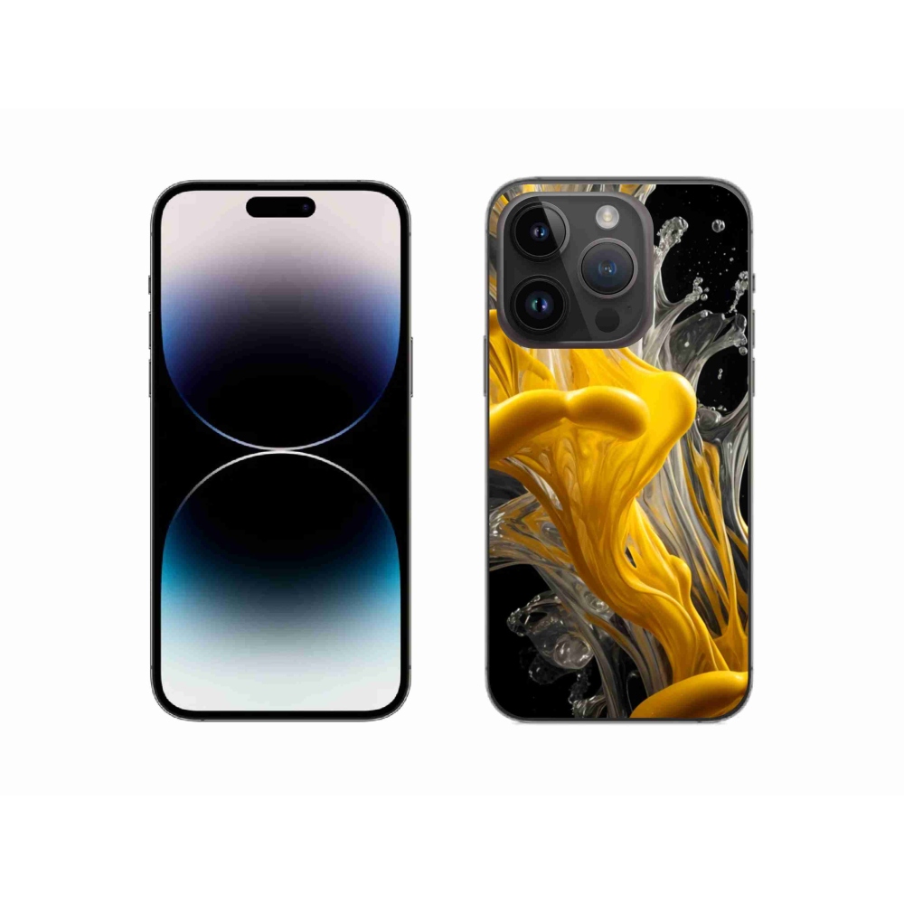 Gélový kryt mmCase na iPhone 14 Pro - abstraktný motív 48