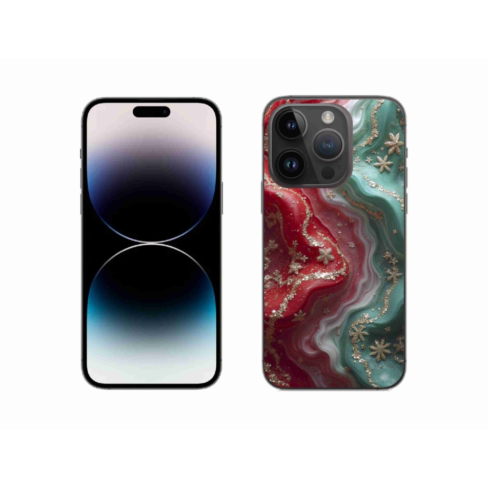 Gélový kryt mmCase na iPhone 14 Pro - abstraktný motív 54
