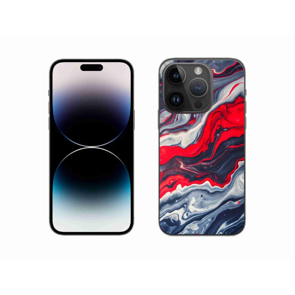 Gélový kryt mmCase na iPhone 14 Pro - abstraktný motív 59