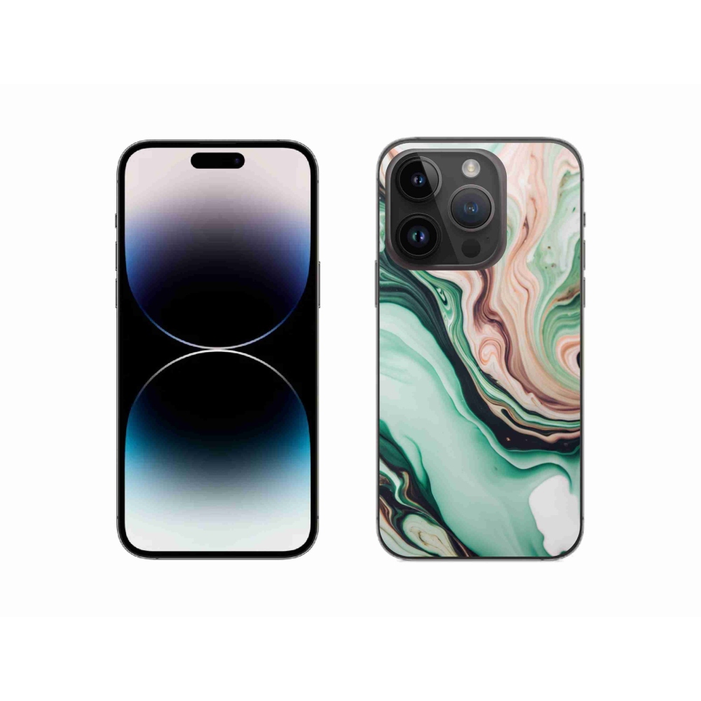 Gélový kryt mmCase na iPhone 14 Pro - abstraktný motív 62