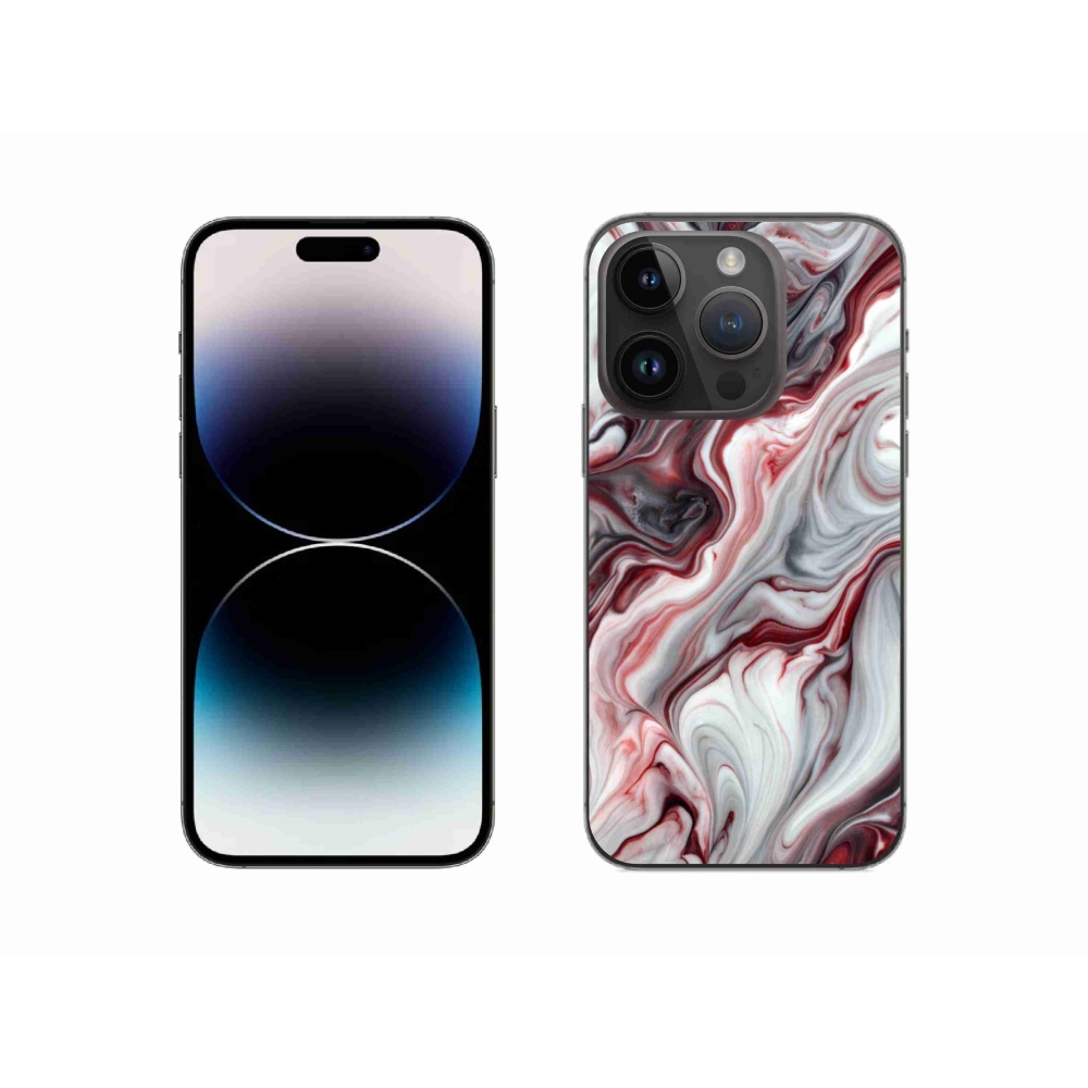 Gélový kryt mmCase na iPhone 14 Pro - abstraktný motív 64