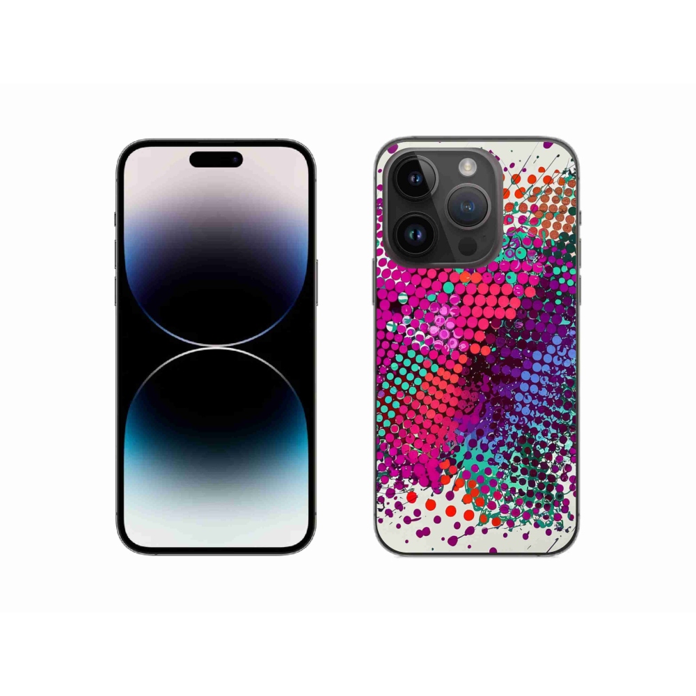 Gélový kryt mmCase na iPhone 14 Pro - abstraktný motív 65
