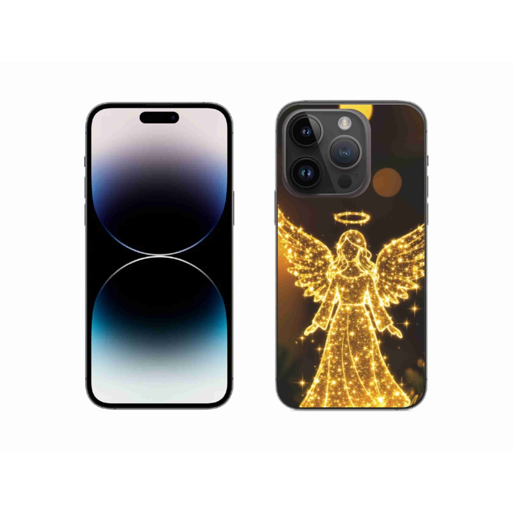 Gélový kryt mmCase na iPhone 14 Pro - anjel