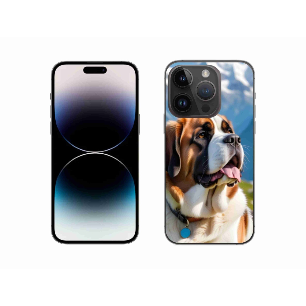 Gélový kryt mmCase na iPhone 14 Pro - bernardín