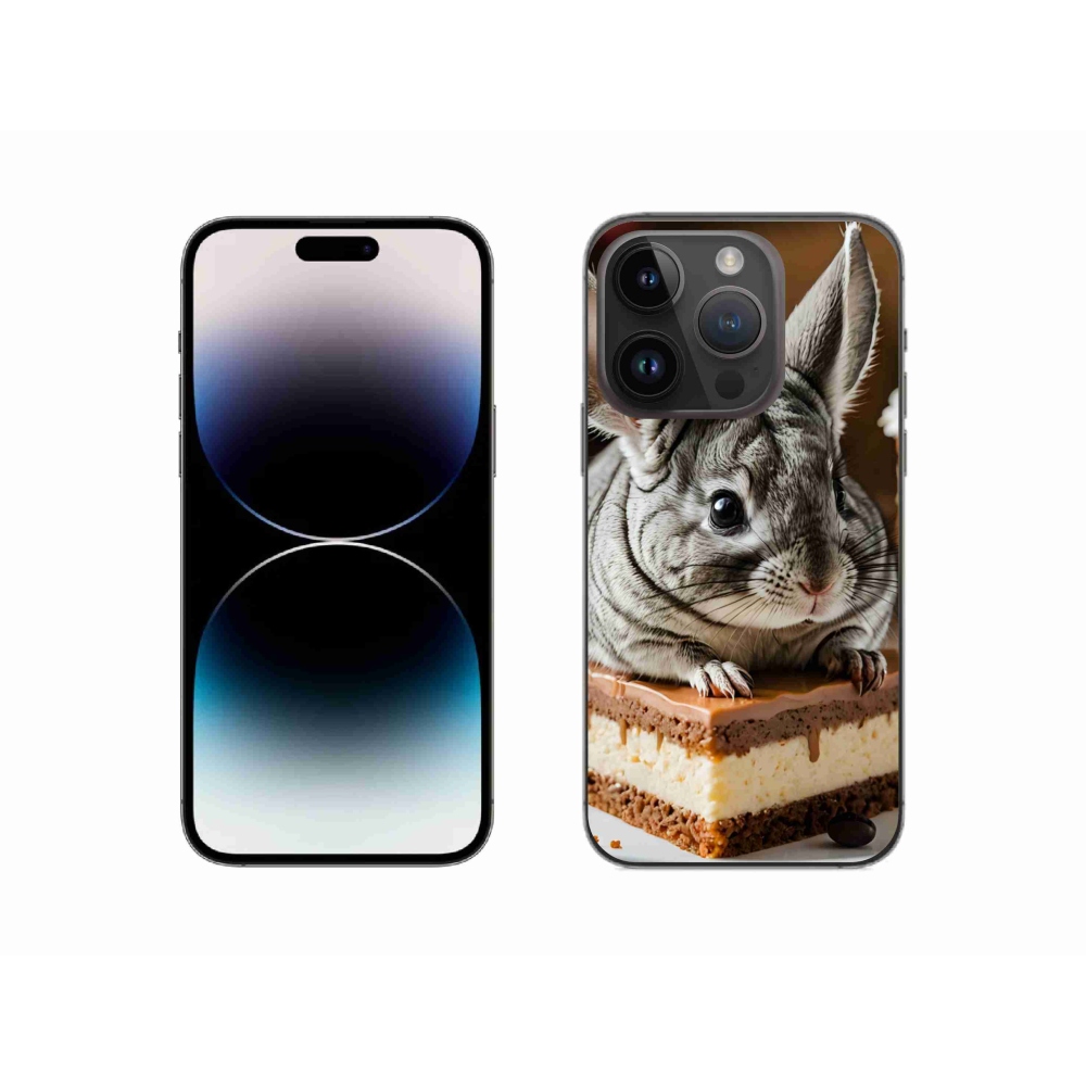Gélový kryt mmCase na iPhone 14 Pro - činčila