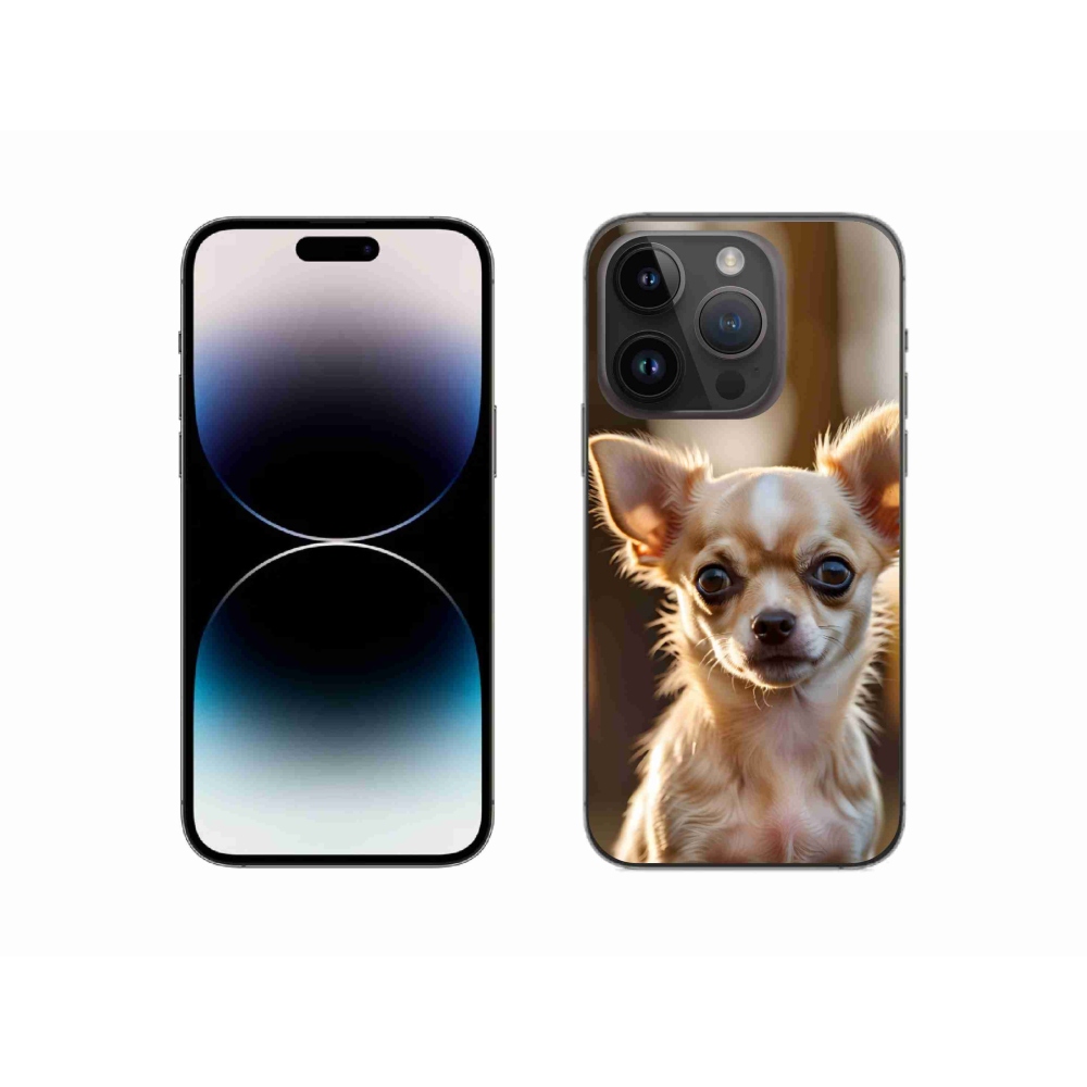 Gélový kryt mmCase na iPhone 14 Pro - čivava 6