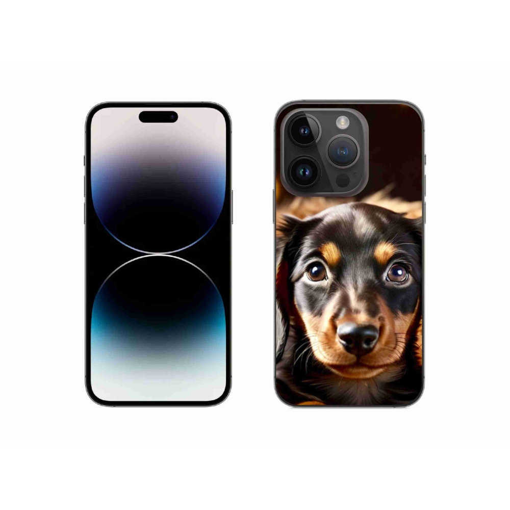 Gélový kryt mmCase na iPhone 14 Pro - jazvečík