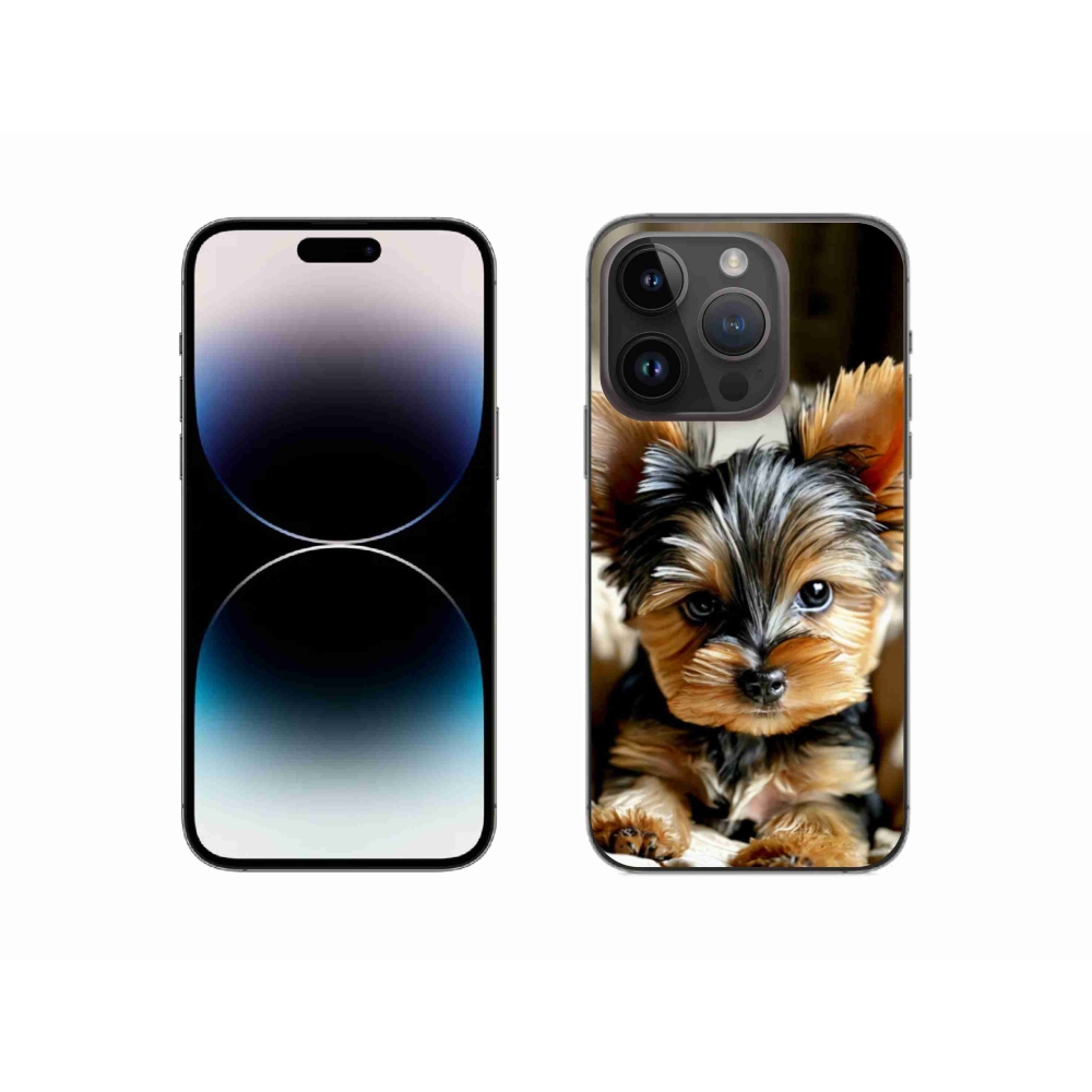 Gélový kryt mmCase na iPhone 14 Pro - yorkšír 11