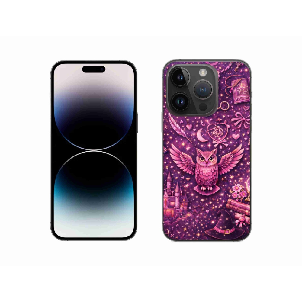 Gélový kryt mmCase na iPhone 14 Pro - magický svet