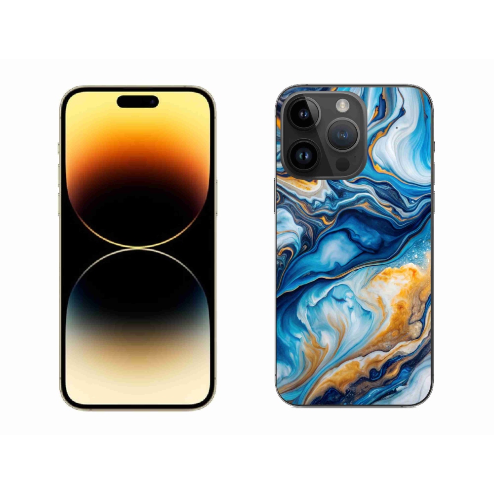 Gélový kryt mmCase na iPhone 14 Pro Max - abstraktný motív 34