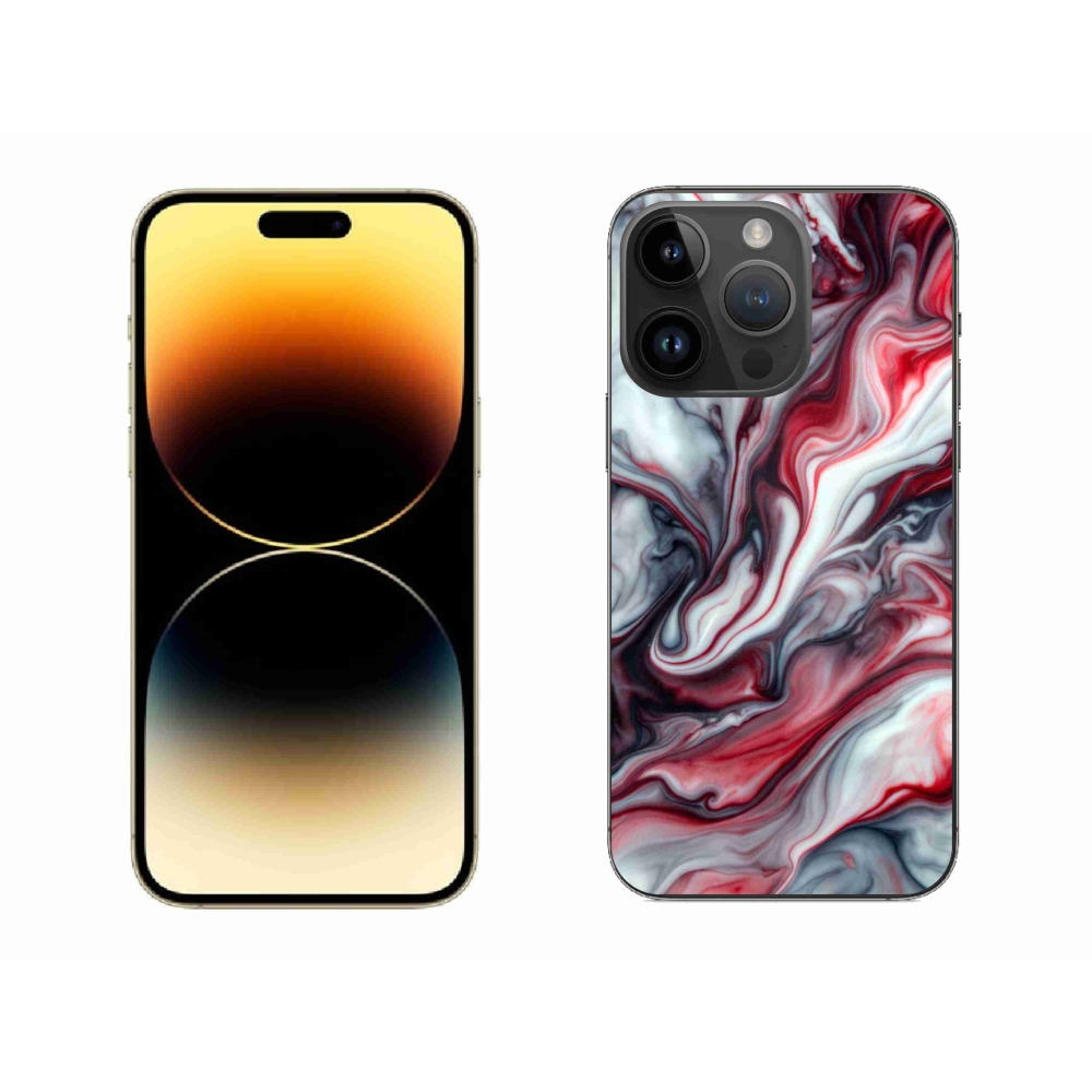 Gélový kryt mmCase na iPhone 14 Pro Max - abstraktný motív 37